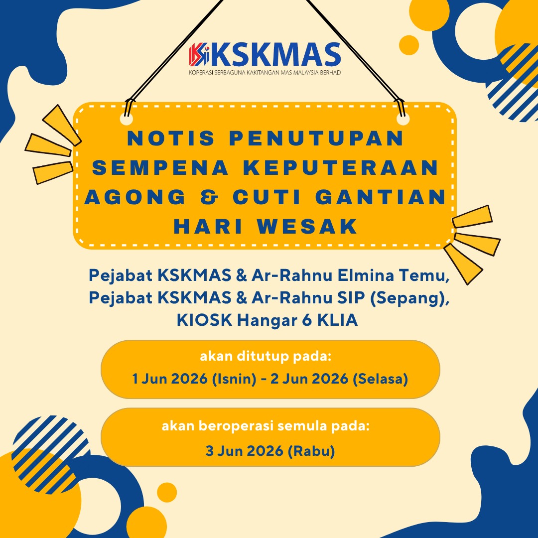 Notis Keputeraan Agong Gantian Hari Wesak